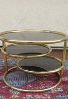Milo baughman Italian style brass coffee table 70s. Negotiable.