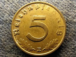 Németország Horogkeresztes 5 birodalmi pfennig 1938 E (id72974)