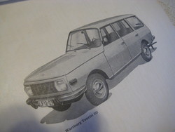 Wartburg 353, owner's manual 1971