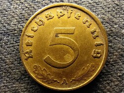 Németország Horogkeresztes 5 birodalmi pfennig 1937 A (id72973)
