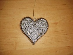 Heart-shaped Christmas tree decoration 9*9 cm