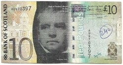 10 pounds font 2007 Skócia Bank of Scotland