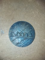 National regatta, rowing metal plaque, from 1949, 38 mm