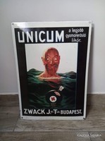 Unicum enamel advertisement