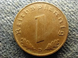 Germany swastika 1 imperial pfennig 1937 d (id72997)