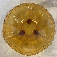 Antique glass serving dish