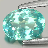 Real, 100% natural neon blue paraiba apatite gemstone 1.12ct (vsi) value: HUF 44,800!