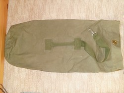 Régi katonai honvédségi néphadsereg málhazsák málha háti zsák sötétzöld színű, új állapotú