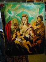 Holy Family oil painting