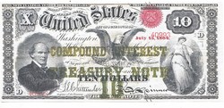 USA 10 dollár 1864 REPLIKA
