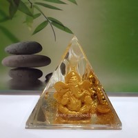 Ganésa pyramid, paperweight, pen holder, table decoration