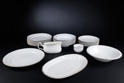 Apulum porcelain tableware, for 6 people.