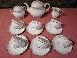 Zsolnay stafír tea set