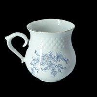 Höllóháza porcelain mug with a belly