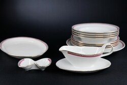 Bohemia Czechoslovak porcelain tableware, marked.