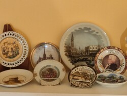 Souvenir painted wall porcelain decorative plates london venice tenerife vienna egypt vienna gran canaria