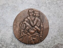 Szabolcs Péter bronz kisplasztika