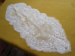 Special hand-embroidered beaded tablecloth.