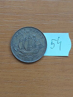 England English 1/2 half penny 1967 54
