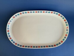 Alföldi vitrine red blue canteen pattern oval offering