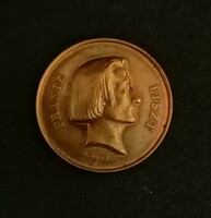 Antonie Bovy(1795-1877): Frantz Liszt. Jelzett bronz.