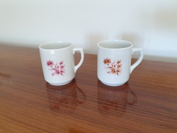 Old vintage 2pcs drasche porcelain mug