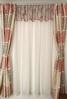 Drapery elegant curtain set with blackout, new