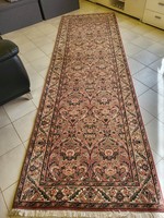 Kézi csomózású 95x300 cm gyapjú perzsa futó szőnyeg MZ_107