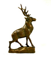 Deer! Full bronze statue!