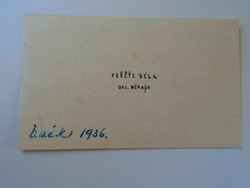 Za416.11 Black bag acc. Engineer business card 1920-30