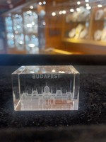 3D Gravírozott kristály/üveg hasáb