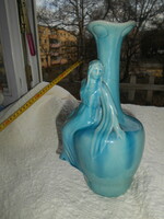 Zsolnay alapmázas  porcelán  váza 23 cm