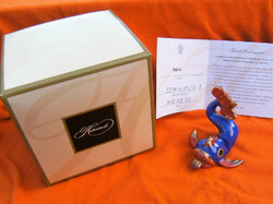 Heredi porcelán Koifish / Koi hal / aranyhal / delfin / sárkány figura,új, certifikát, eredeti doboz