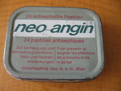 Retro Neo-Angin gyógyszeres doboz