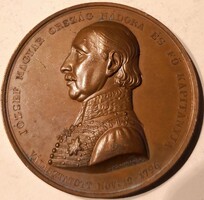 N/039 - 1846. Palatine József 50-year Palatine jubilee bronze commemorative medal
