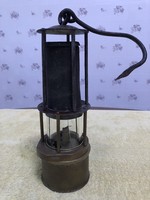 Antique miner's lamp