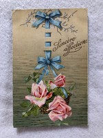 Antique, old litho postcard - 1910