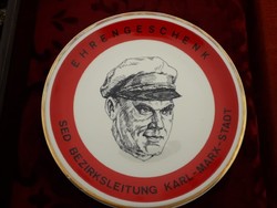 Ndk-ddr. Commemorative plate / 25 years of existence.