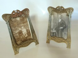 Art Nouveau picture frame, photo frame, photo frame in pairs
