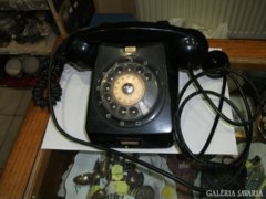 Old vinyl record phone