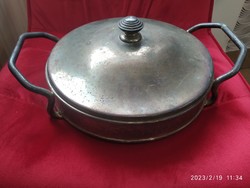 Retro silver-plated, serving, warming dish for sale!