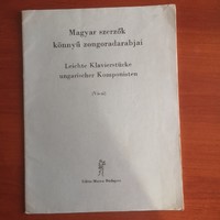 Light piano pieces by Hungarian authors (Váczi) 1961