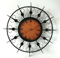 Wrought iron Weimar German wall clock