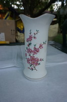A flower pattern aquincum porcelain flower vase for sale.