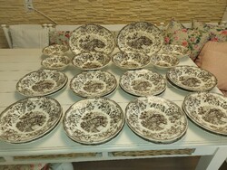English porcelain tableware (for 8)