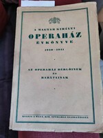 Yearbook of the Hungarian Royal Opera House 1940-1941