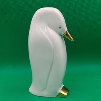 Ritka gyűjtői Hollóházi pingvin figura