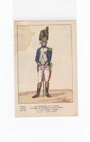 General military uniform print (picture postcard)