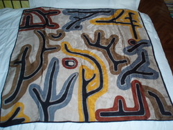 Vintage genuine silk scarf