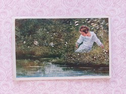 Old postcard 1922 art postcard